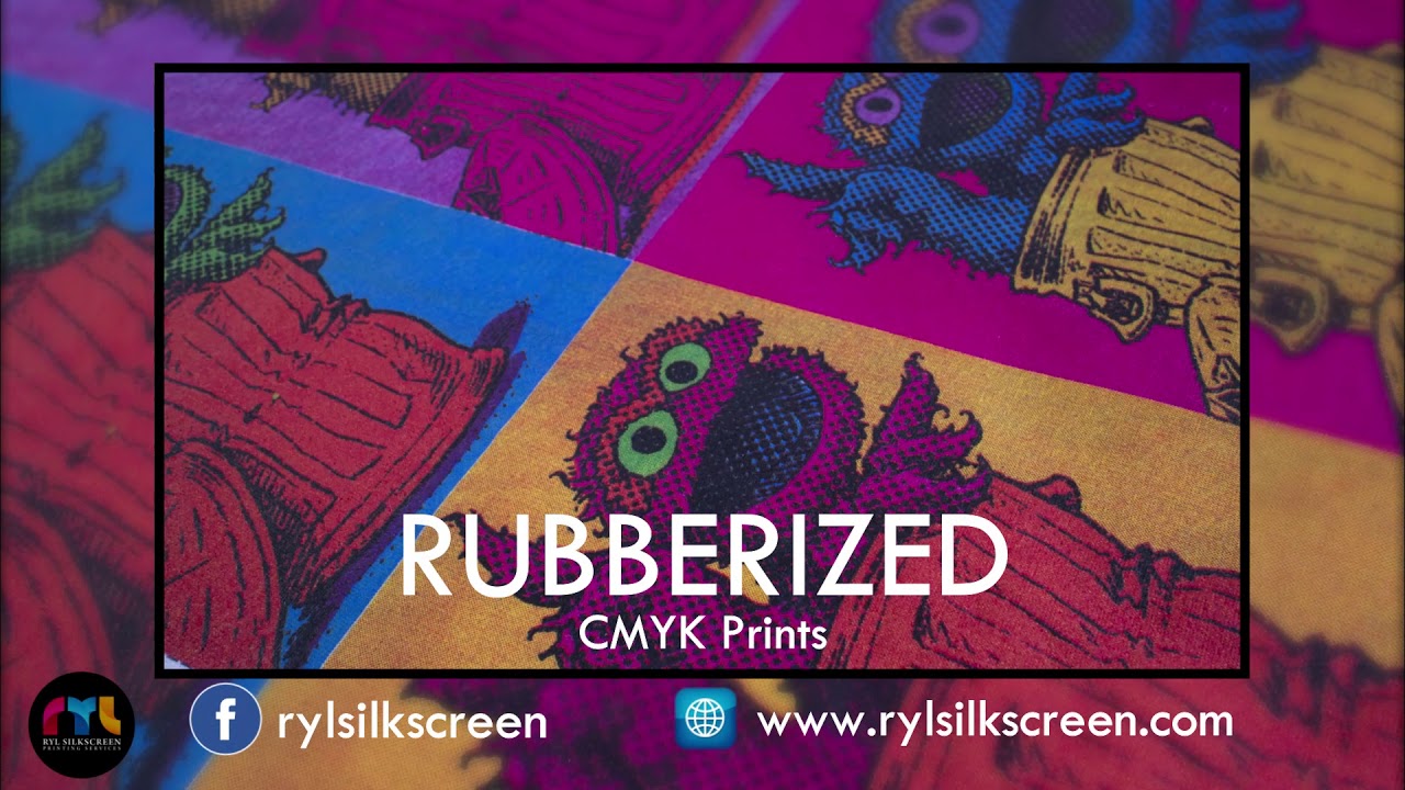 Rubberized CMYK Prints