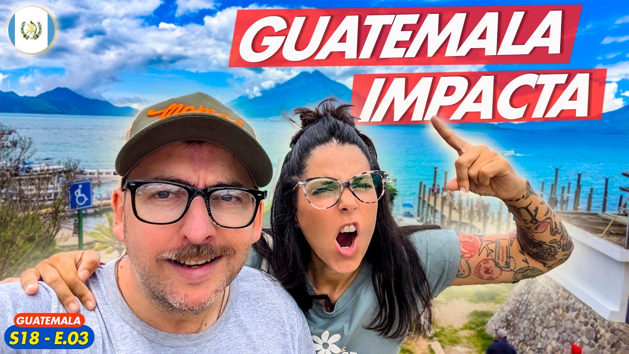 😱 NUNCA habíamos VISTO ALGO ASÍ hasta que llegamos a GUATEMALA 🇬🇹 lago Atitlán y Chichicastenango