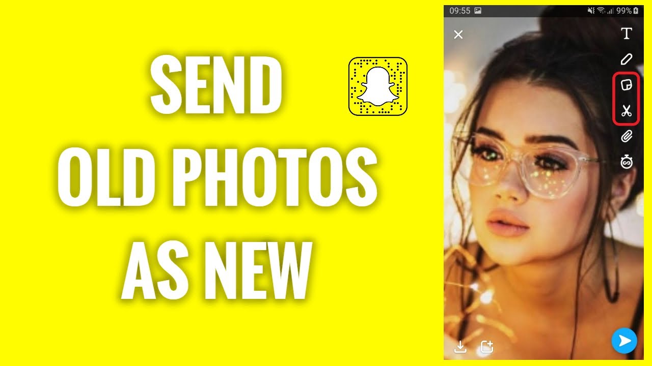 How To Send Old Photos On Snapchat As New Snaps (No Timestamp)