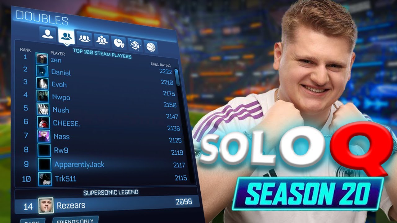 UNBESIEGBAR IN 2s SOLOQ | 2v2 | Rocket League | deutsch