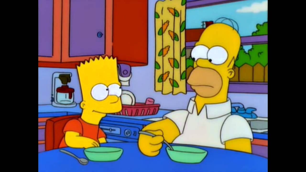The simpsons Homer learns to drive motorcycle