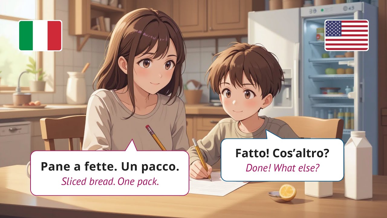 10 Minutes of Real Italian Conversation for Beginners 🇮🇹| Listening Practice with English Subtitles