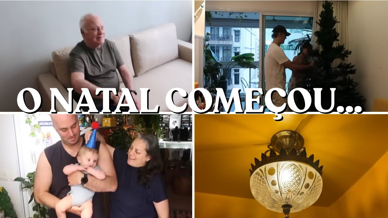 NOSSO NATAL COMEÇOU 🎄6 MESES DO THEO | FESTA BRASILEIRA| OBRA DO MEU PAI | O SOFÁ CHEGOU | VLOG