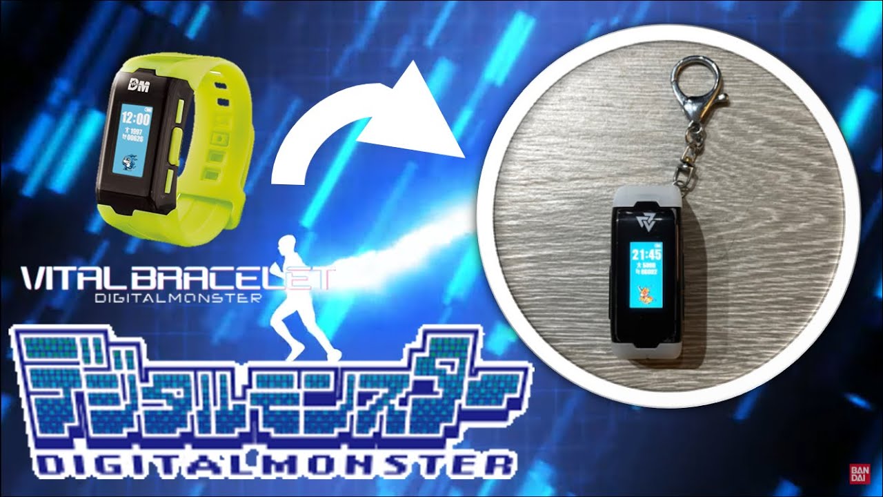 Я превратил свой браслет Vital Bracelet / Vital Hero в брелок Digimon V-Pet (бюджетно!)