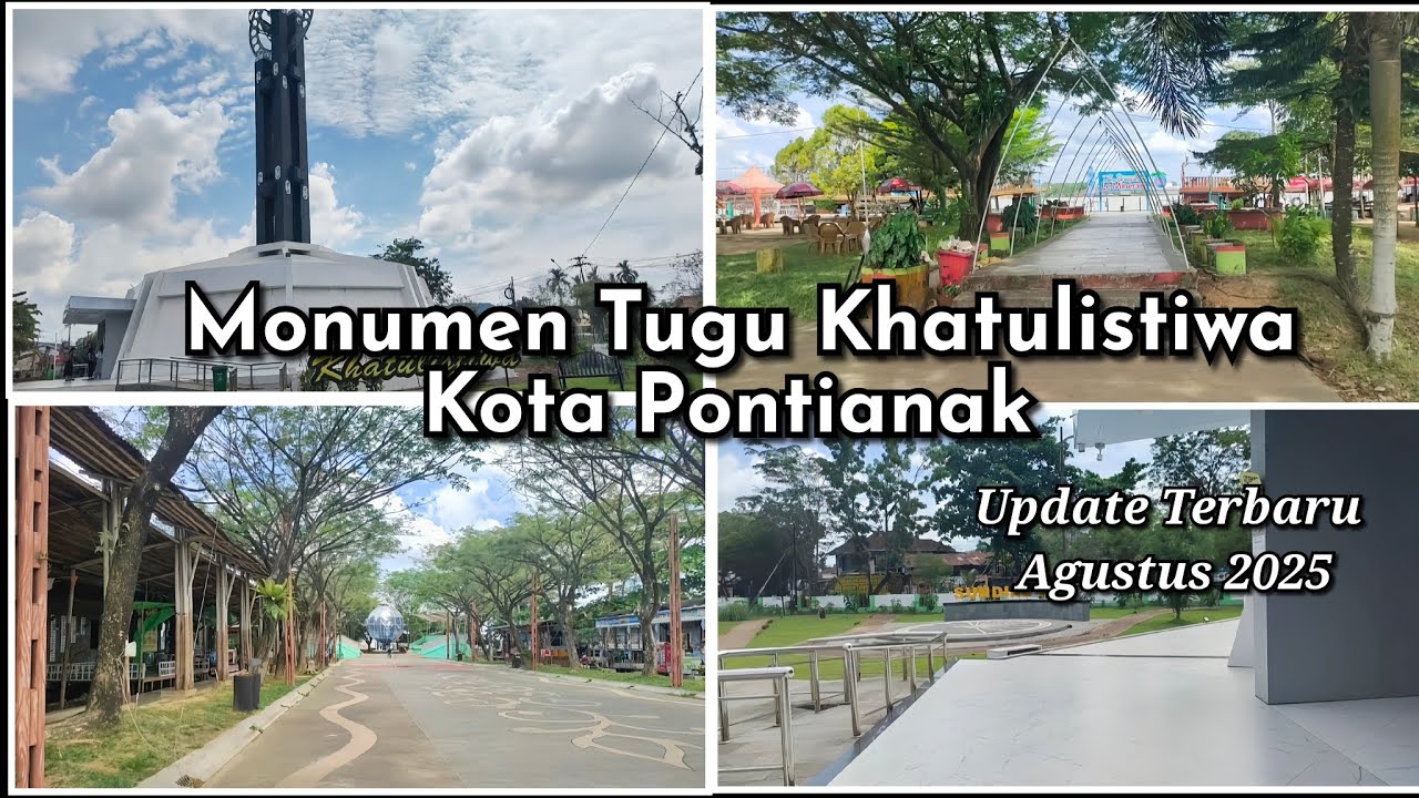 Monumen Tugu Khatulistiwa kota Pontianak, kota Pontianak terbaru #pontianak #trending #kalbar2025 