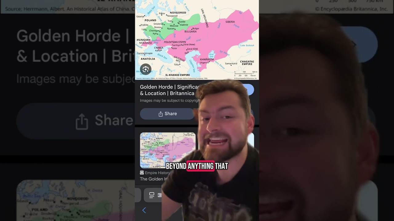 Как распались монгольские орды #шорты