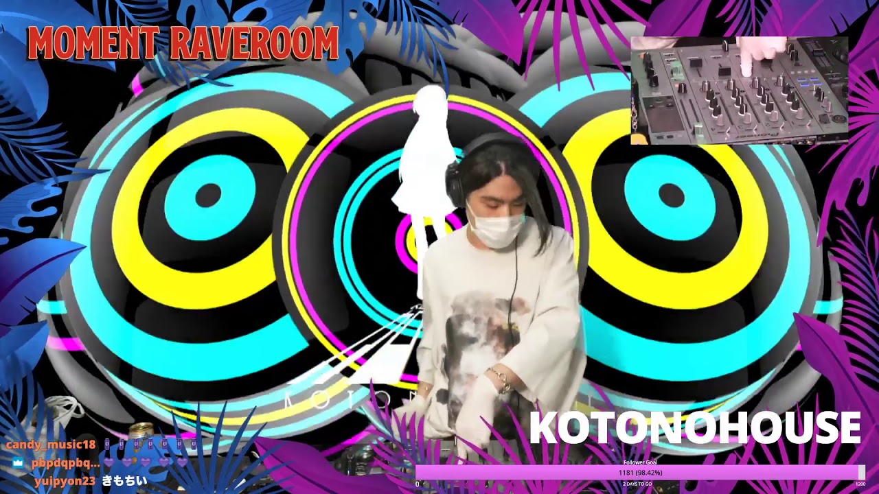 KOTONOHOUSE - Live DJ @ MOMENT RAVEROOM【2020/06/04】
