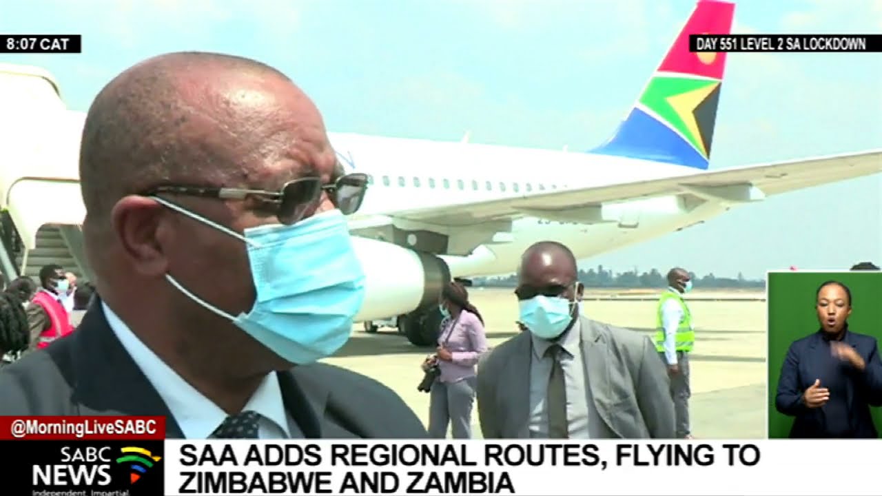 SAA adds regional routes, flying to Zimbabwe and Zambia