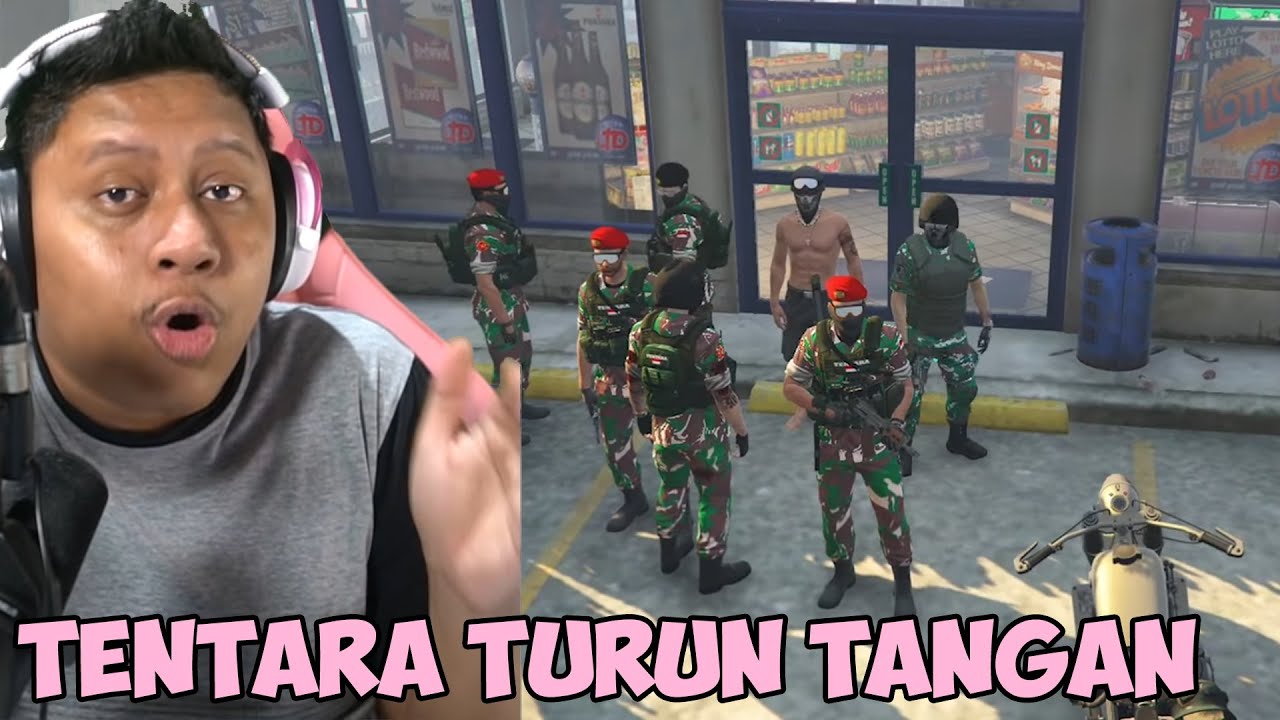 TENTARA KOTA KITA TURUN TANGAN - Cerita Dudung GTA V #153