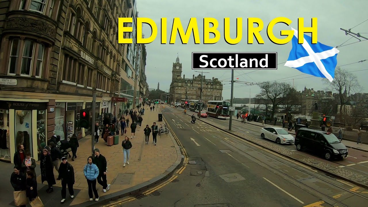 EDIMBURGH and Portobello beach  Scotland (UK) Travel Vlog ( ITA / ENG ) Senior Solo Traveller.
