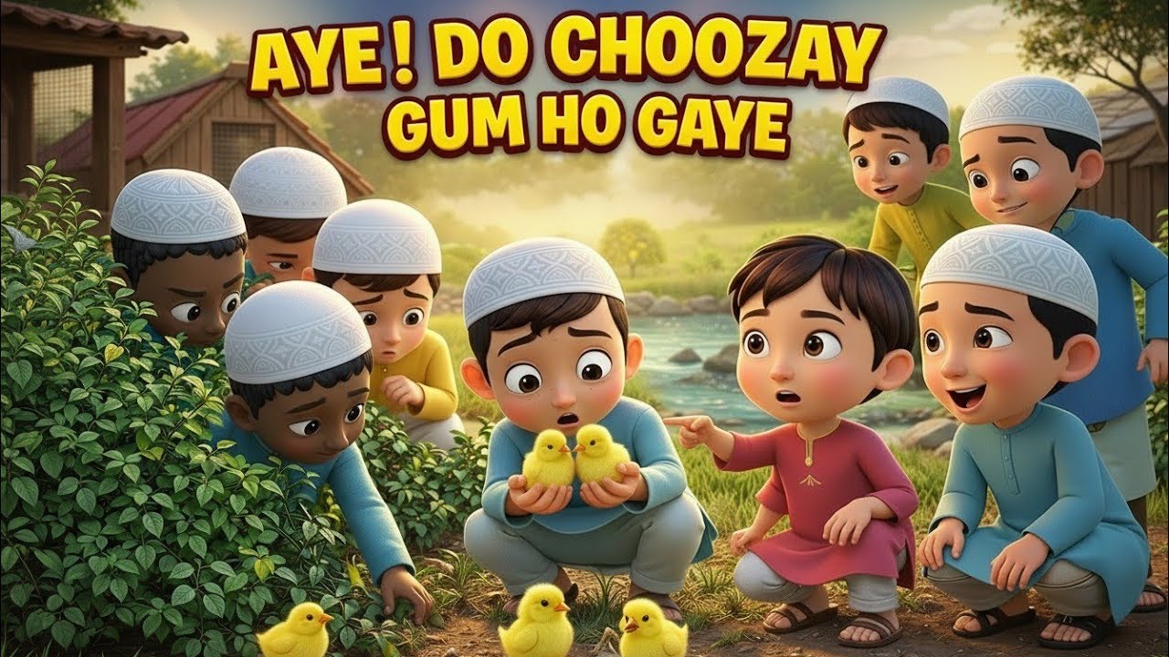 Do Choozay Gum Ho Gaye🐥 | Ali Ki Pyari Kahani | Kids Islamic Cartoon |           