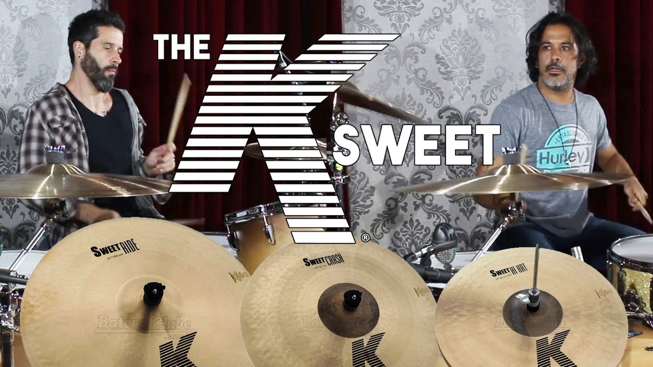 Pratos Zildjian K Sweet Series com Jean Dolabella e Raphael Miranda