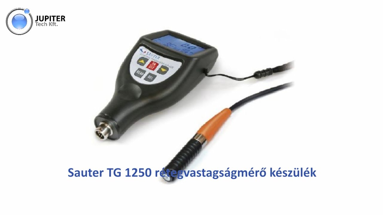 Sauter TG/TF r&eacute;tegvastags&aacute;gm&eacute;rő k&eacute;sz&uuml;l&eacute;k