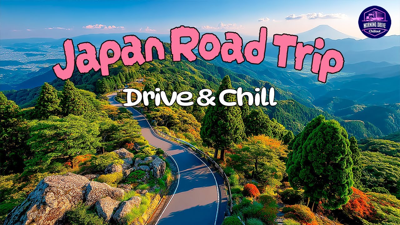 A Gentle Drive Across Japan 🌿 Chill Guitar & Saxophone Instrumental for Calm Enjoyment