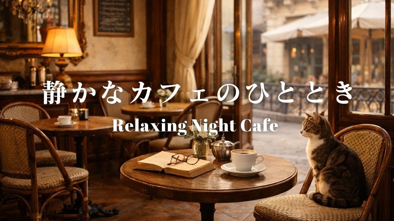 静かなカフェのひととき|Music for Reading and Coffee|カフェBGM
