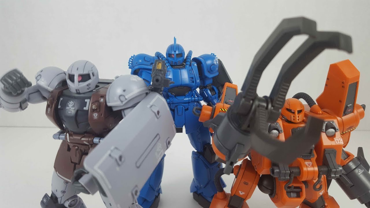 Bandai Gunpla HG Origin 1/144 ZEONIC Prototype Mobile Suits