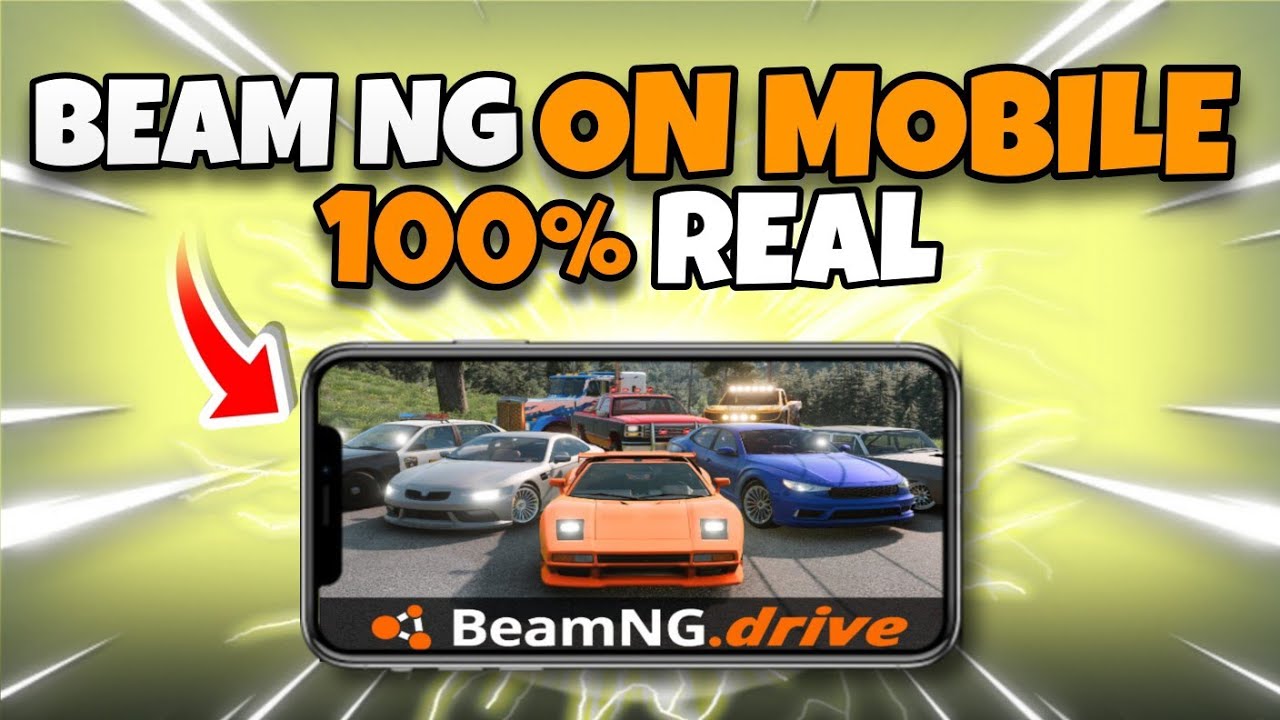 BeamNG Drive On Mobile - 100% Real 😍