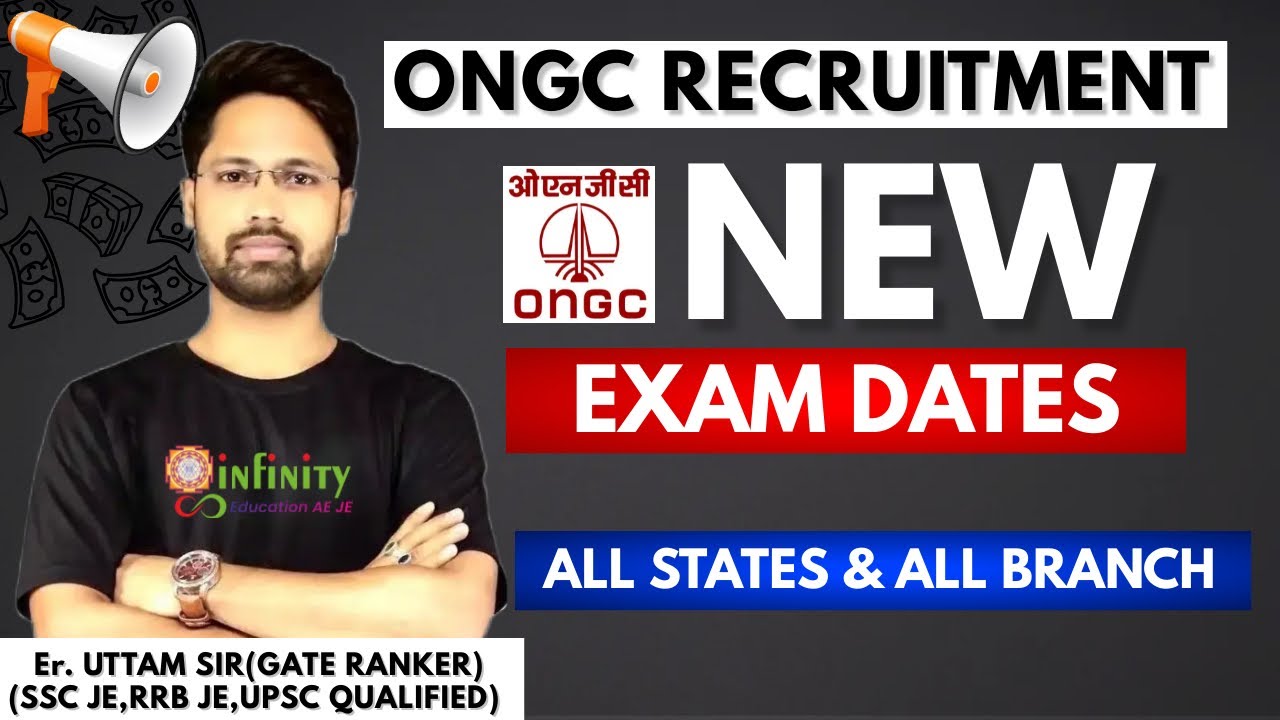 ONGC Exam Date 2022 | ONGC exam date out | ongc exam official update | ongc recruitment 2022