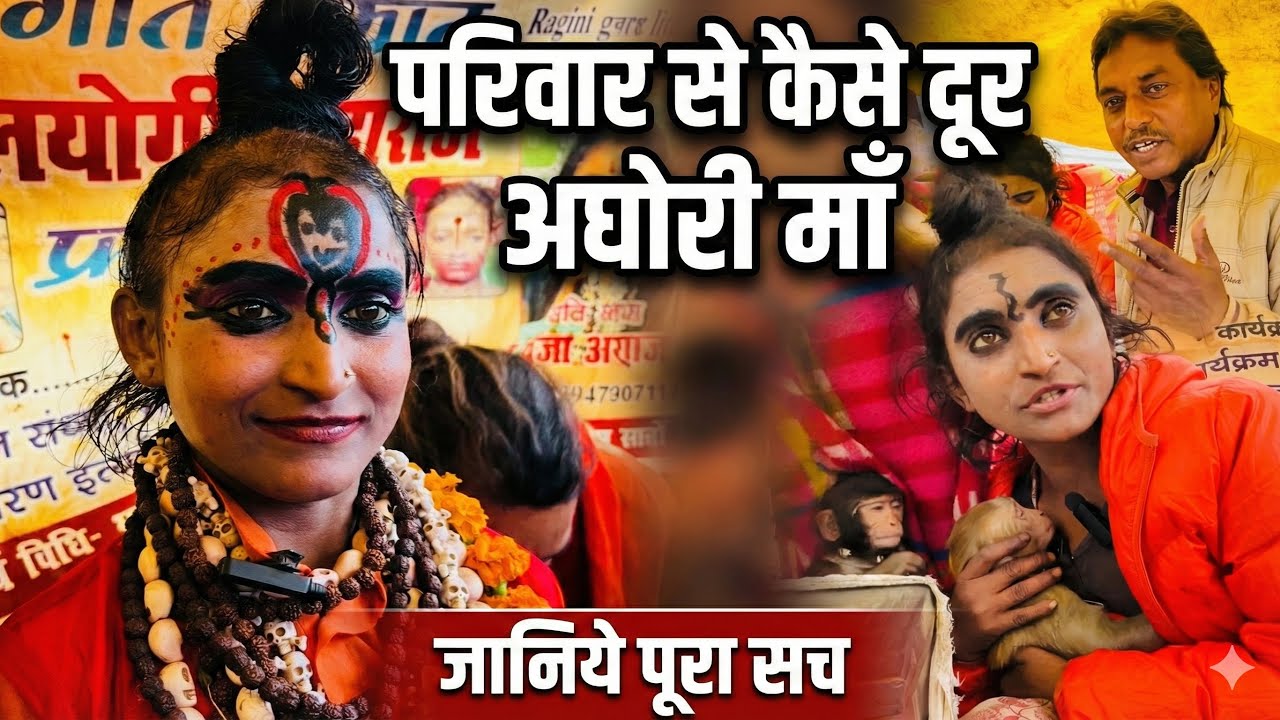 परिवार से कैसे दूर हुई अघोरी माता | जानिए  सच | 2026 | Maghmela | prayagraj | Rajeshallahabadi