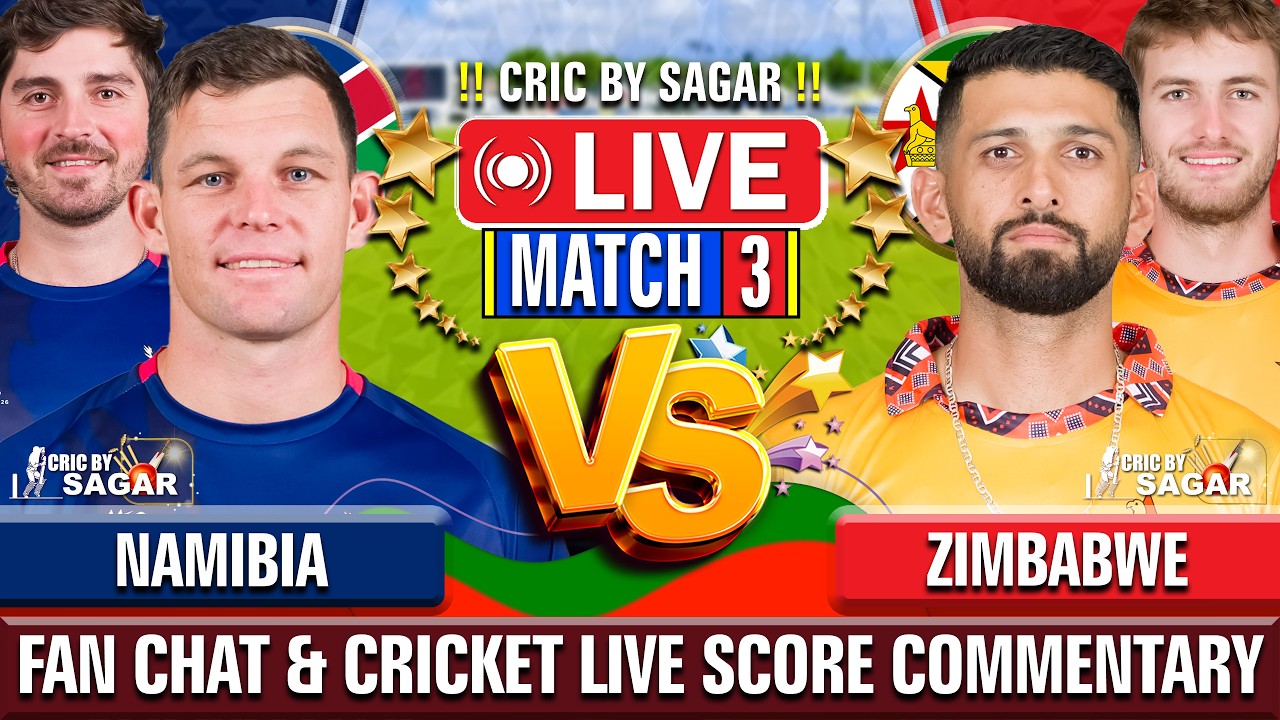 Namibia vs Zimbabwe | NAM vs ZIM | Cricket Live Score & Commentary | 31Aug 2026