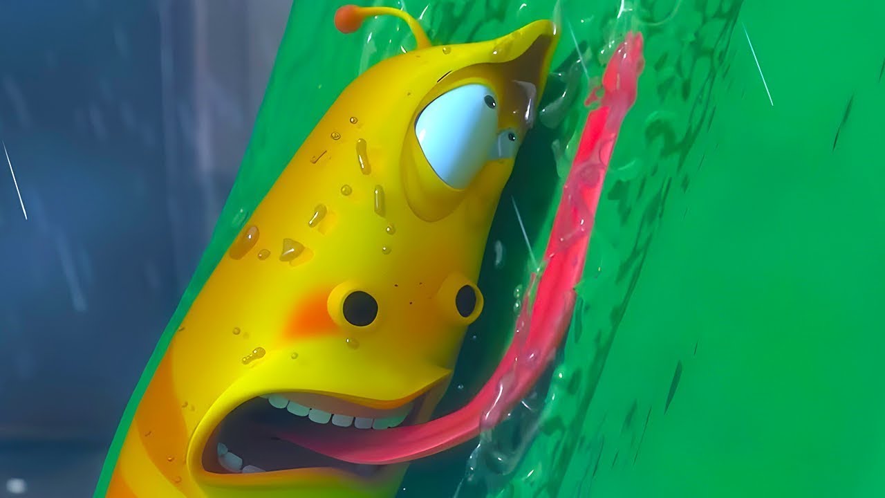 WATER SLIDE! 🛝 💧 🌧️ | LARVA | WildBrain Kids
