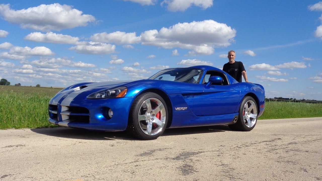 My 2006 Dodge Viper SRT 10 Coupe in Blue V10 Engine & Ride on My Car Story with Lou Costabile