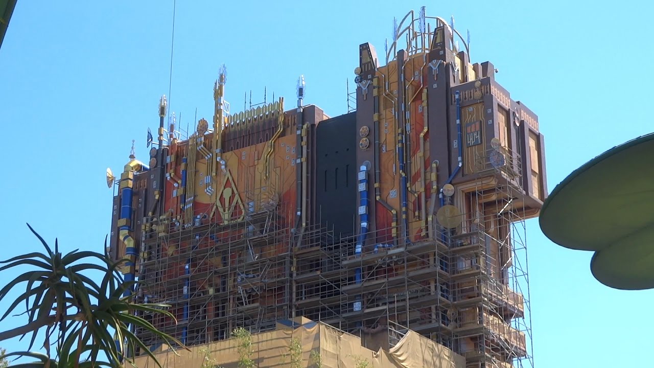Guardians of the Galaxy - Mission: BREAKOUT! Construction update Spring 2017 at Disneyland