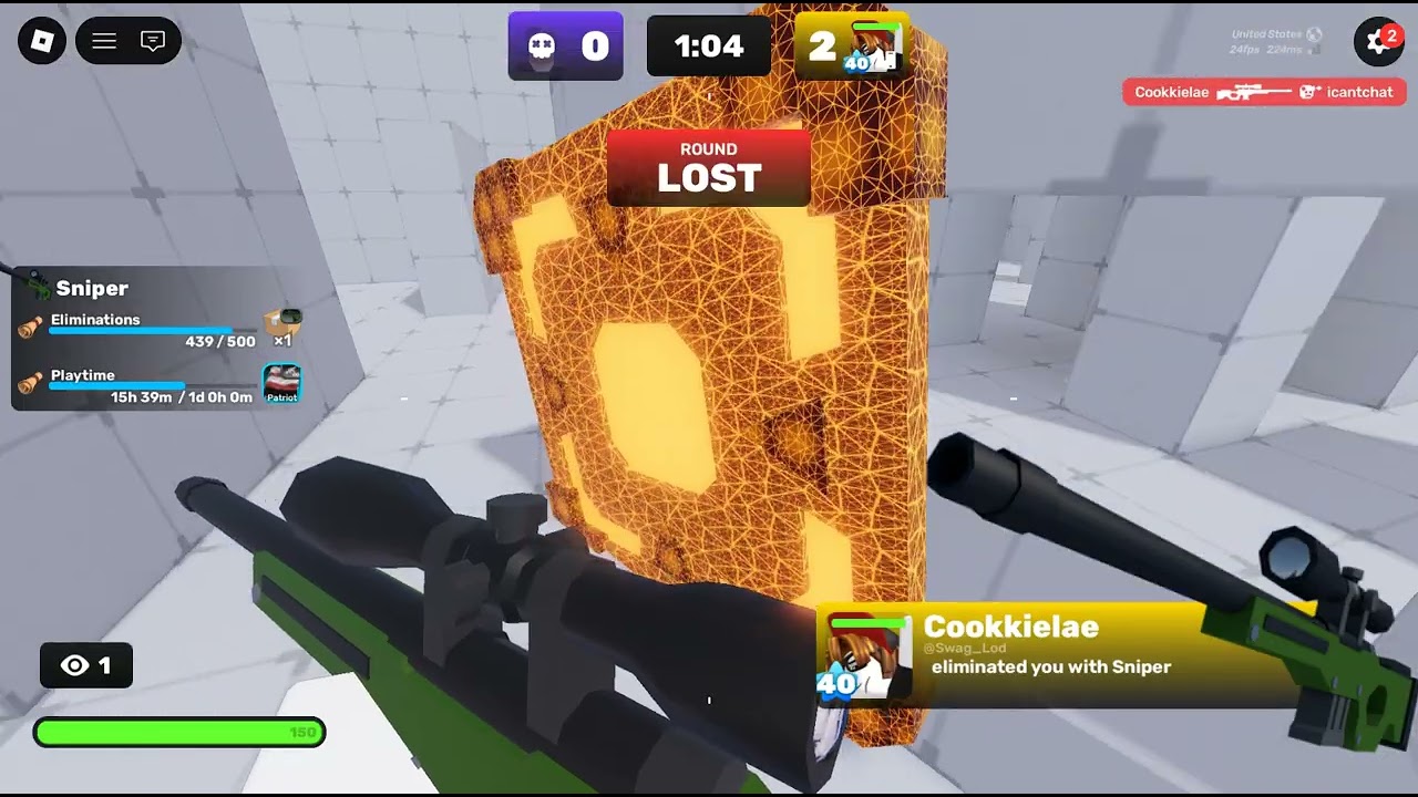 my win streak ended