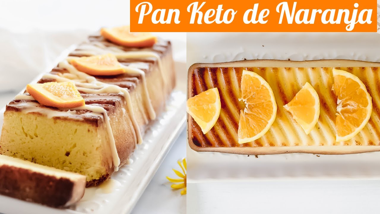 PAN KETO DE NARANJA | SIN AZUCAR | ESPONJOSO | SIN GLUTEN | RESETA FACIL