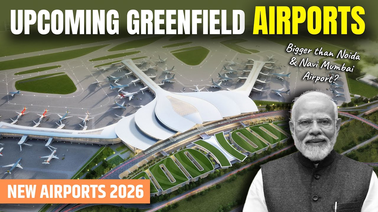 Upcoming New Greenfield International Airports in India 2026 | Neo Bharat talks