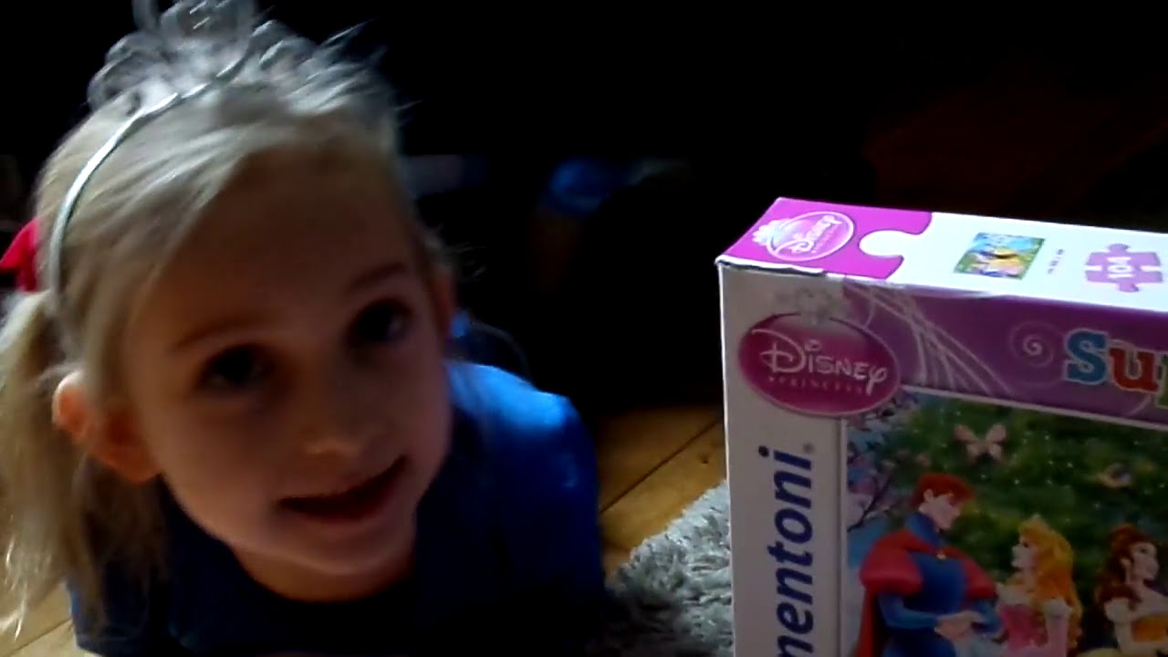 Build your own Puzzles Disney Princesses Review and Counting Challenge
