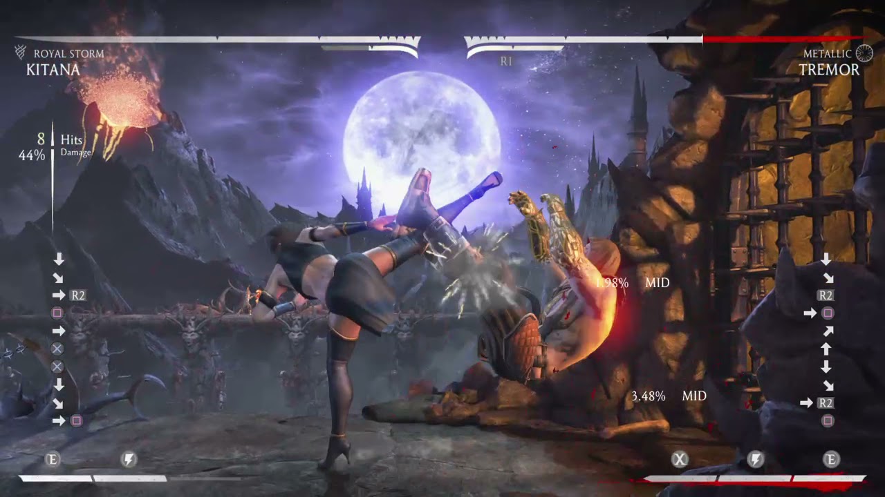 Kitana Royal Storm 71% Damage -MKX
