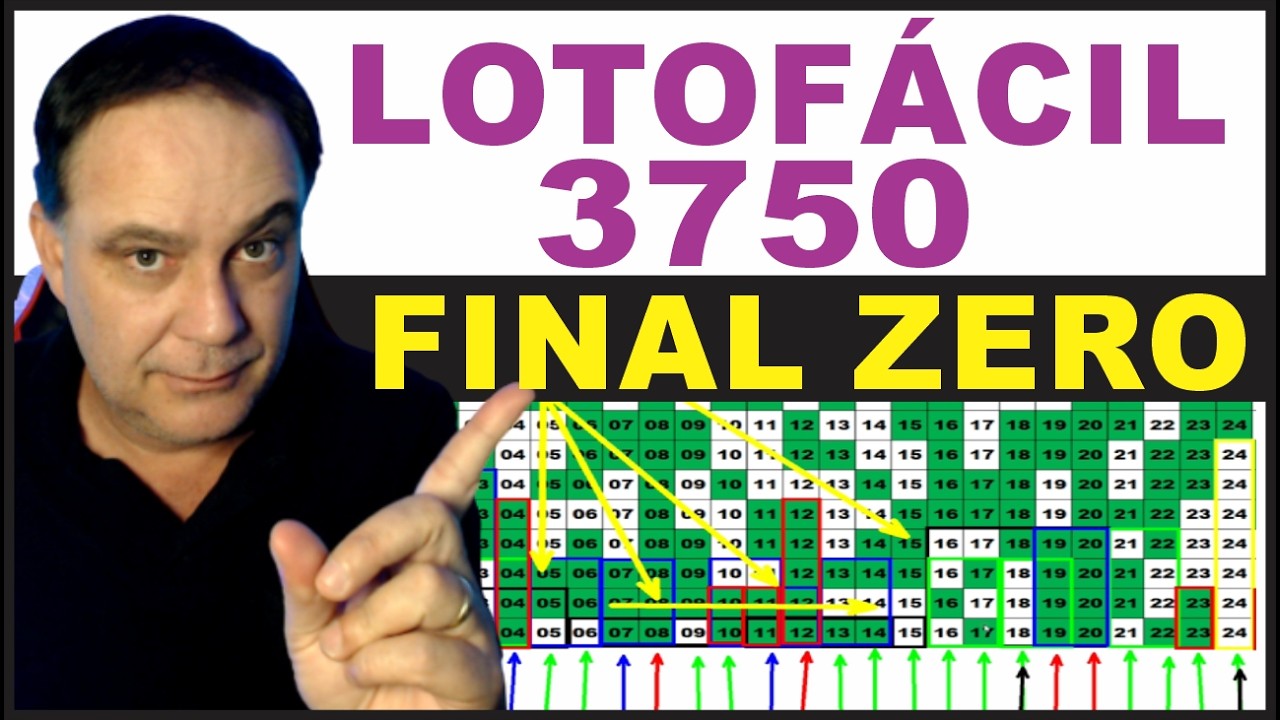 ZERO ENDING! Tips for Lotof&aacute;cil 3750: Analysis and Suggestions