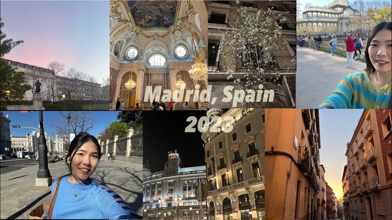 First solo trip to Spain 🇪🇸 part. 1 | Instantly fell in love with Madrid 💗 | 스페인 마드리드 홀로 여행