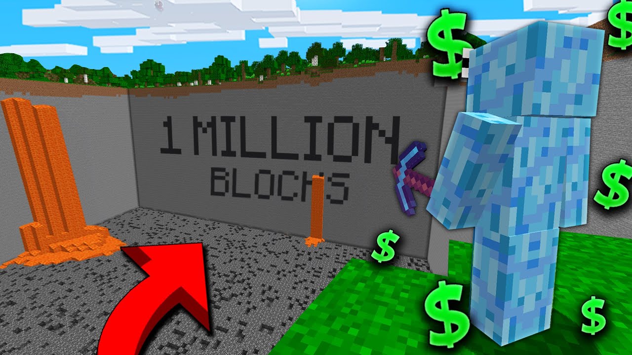I MINED 1 MILLION BLOCKS! | Minecraft Prisons