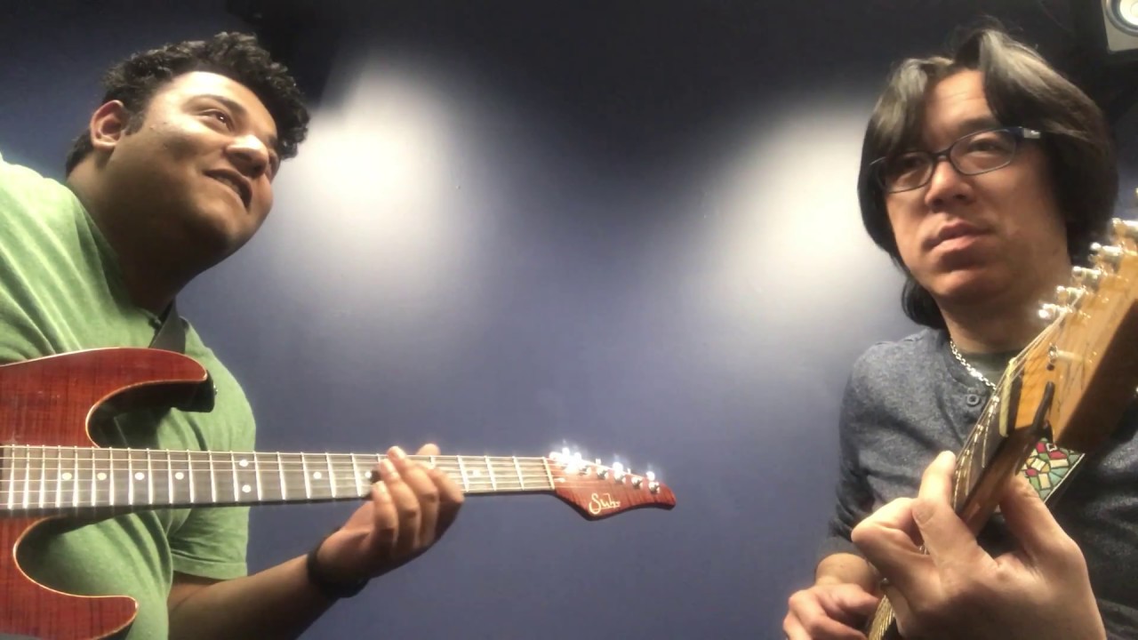 Berklee Private Guitar Lesson /Working on Donna Lee with my student / Tomo Fujita