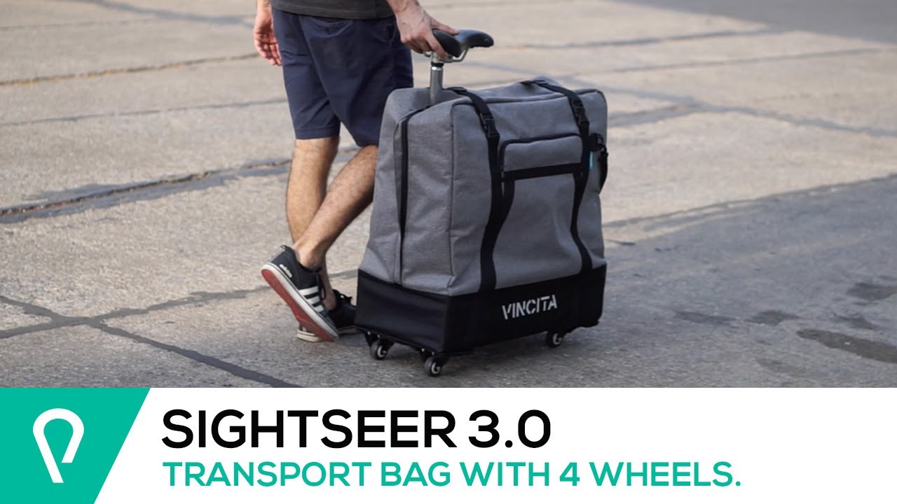 Sightseer 3.0 Transport Bag with 4 wheels.