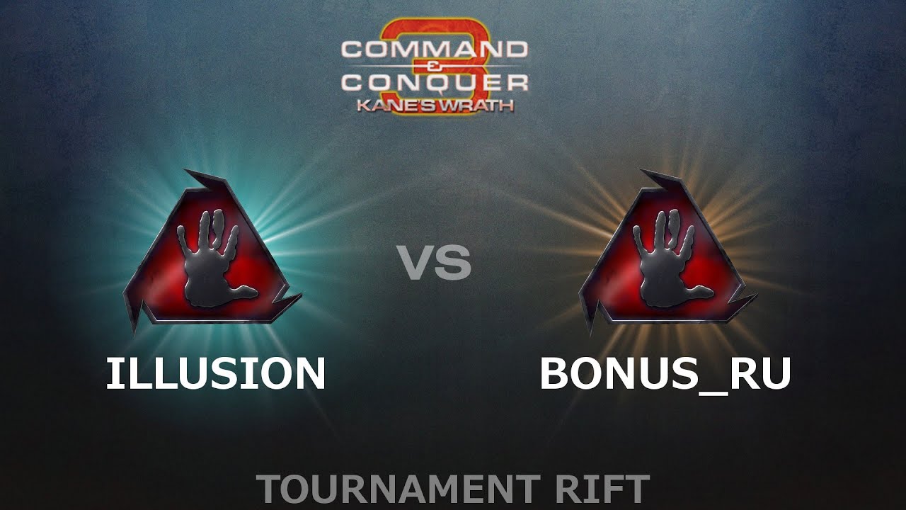 C&C3: Kane's Wrath 1v1 - eXs.iLLusion (BH) vs. Bonu$_[Ru] (BH)