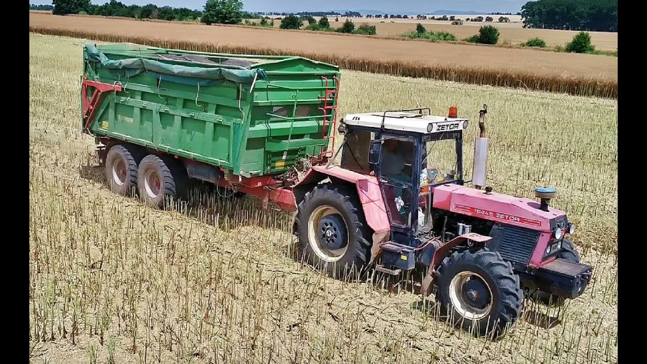 PD Ludanice 2020 Zetor Crystal 16245 + Pronar T669/1 Case MX230 Magnum + SMS Rokycany DB 600