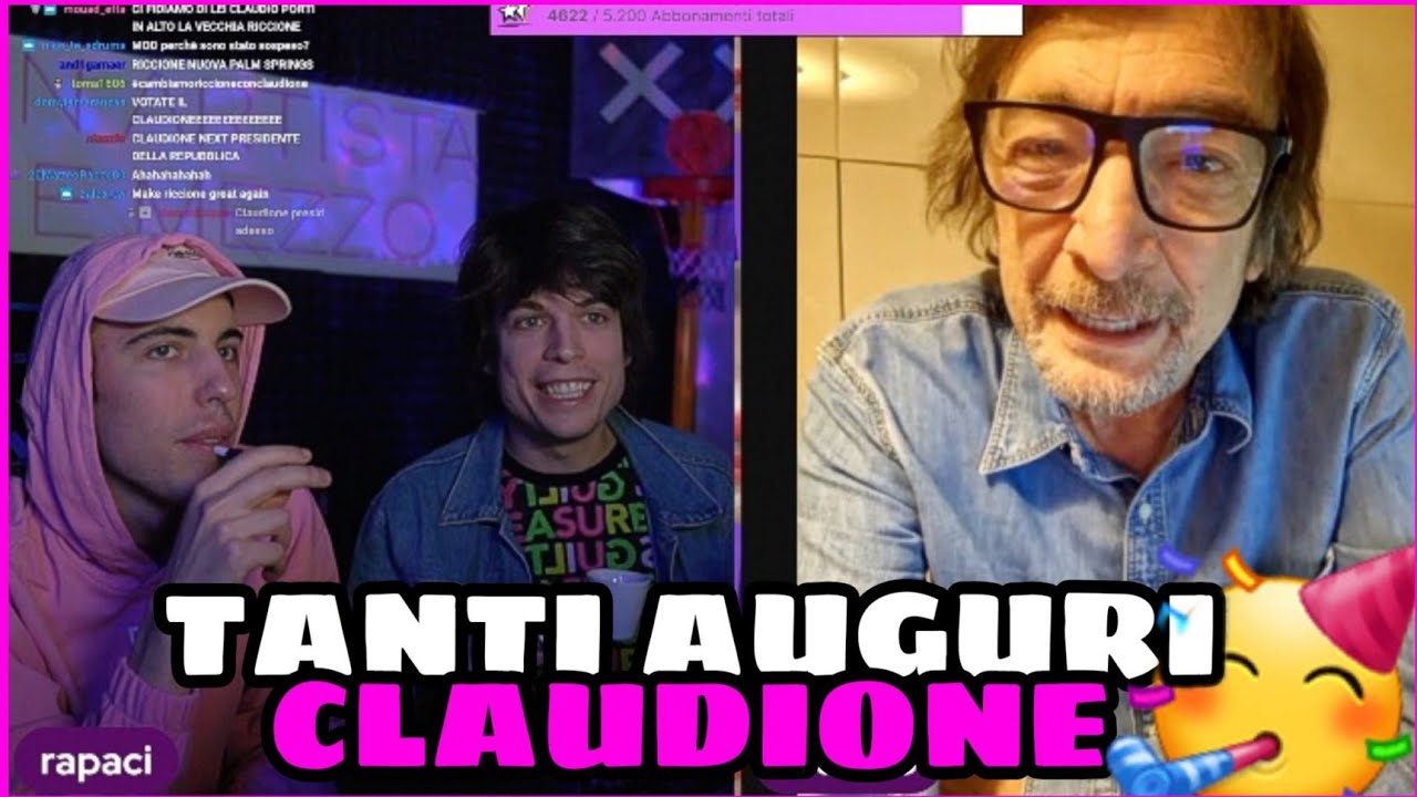 CLAUDIO CECCHETTO ENTRA IN LIVE DA GRENBAUD PER IL SUO COMPLEANNO!!