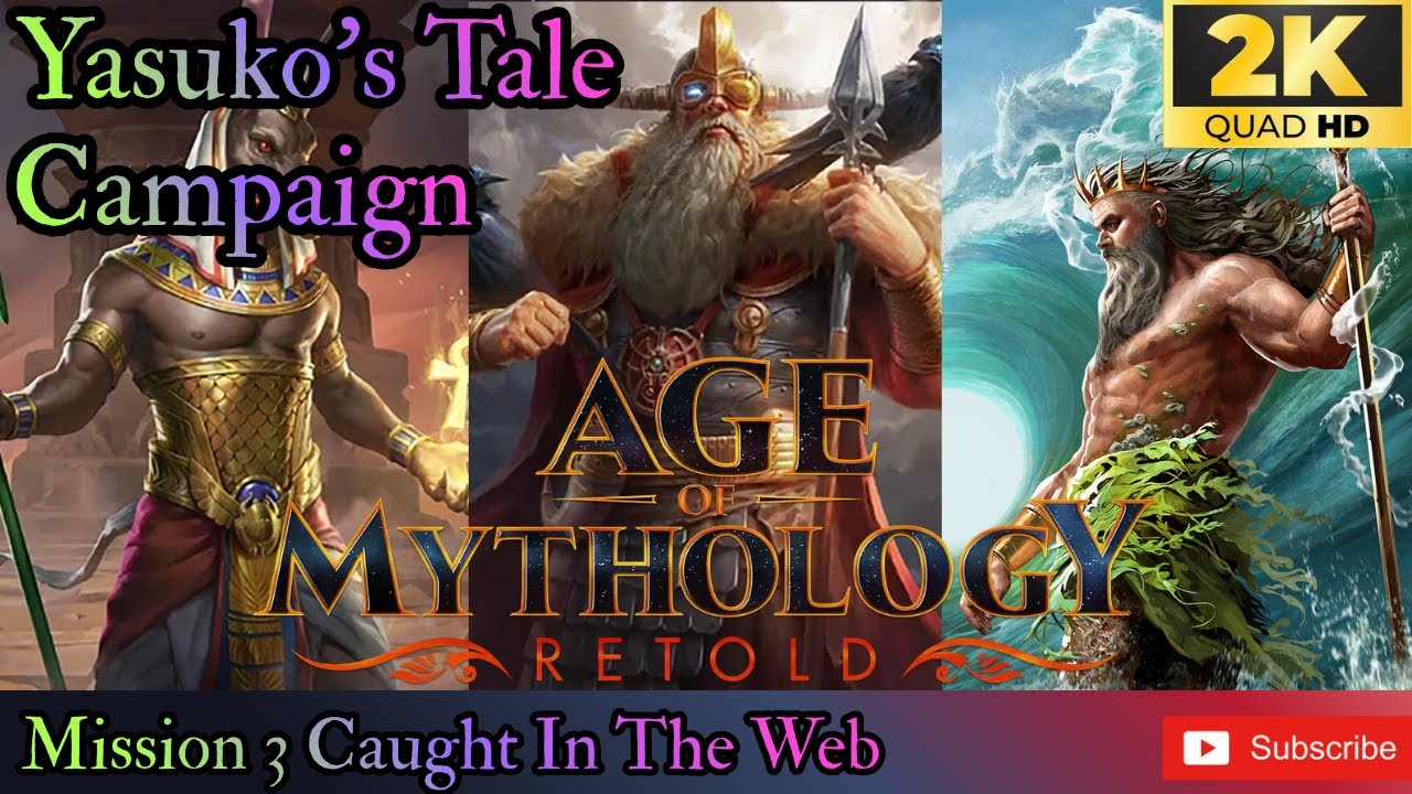 Age Of Mythology Retold Yasuko's Tale Mission 3 Caught In The Web (UHD) 60FPS