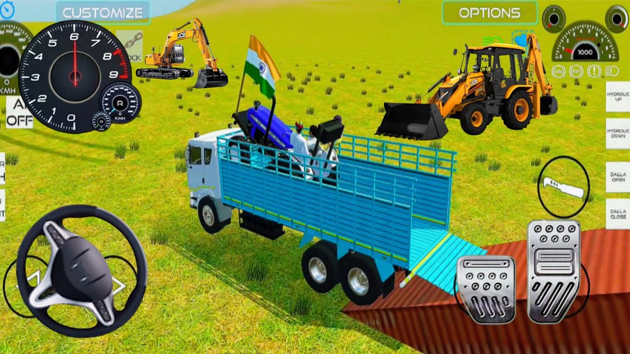 Track Load And Unload Part 30 #tractorvideo #1million #farmequipment #farmer 