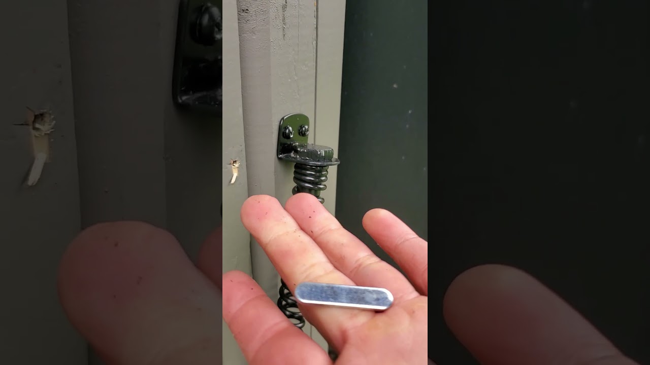 How to Install Self Closing Gate Spring