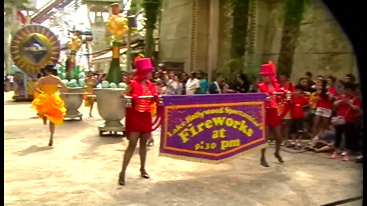 Hollywood Dreams Parade Universal Studios Singapore.