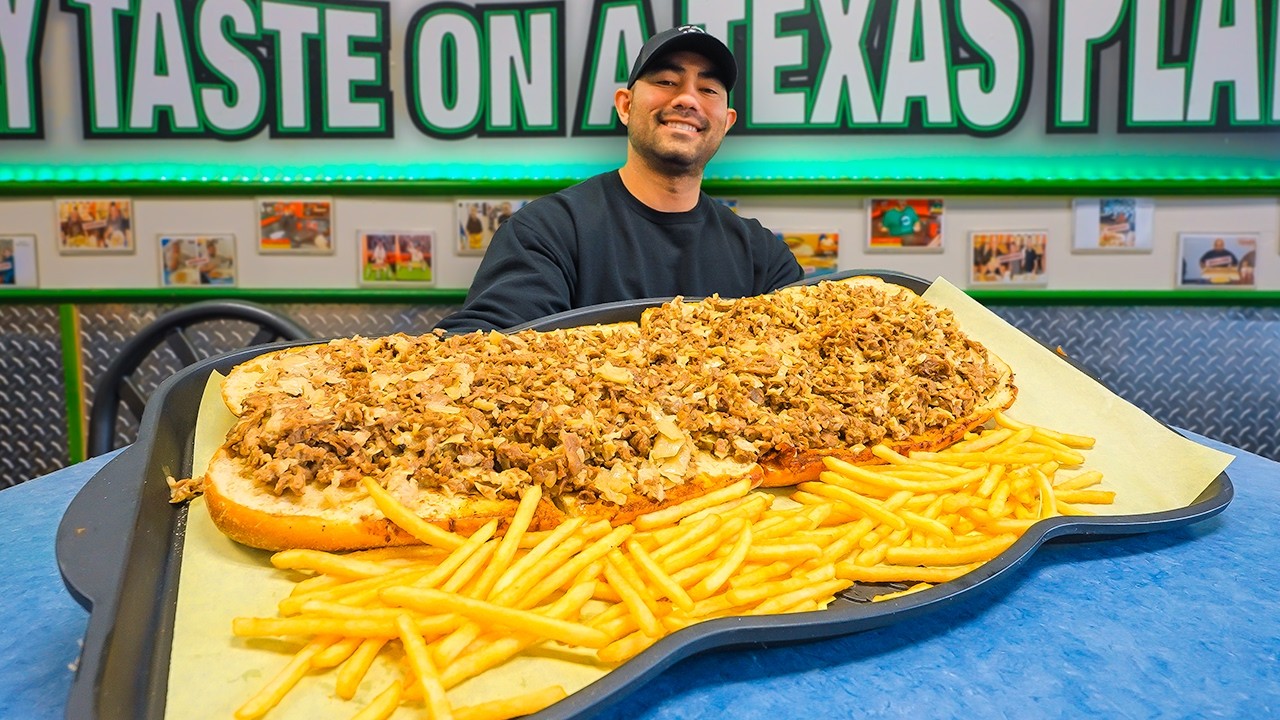 99% Of People Fail This 96oz Philly Cheesesteak Challenge : Fred's Downtown Philly