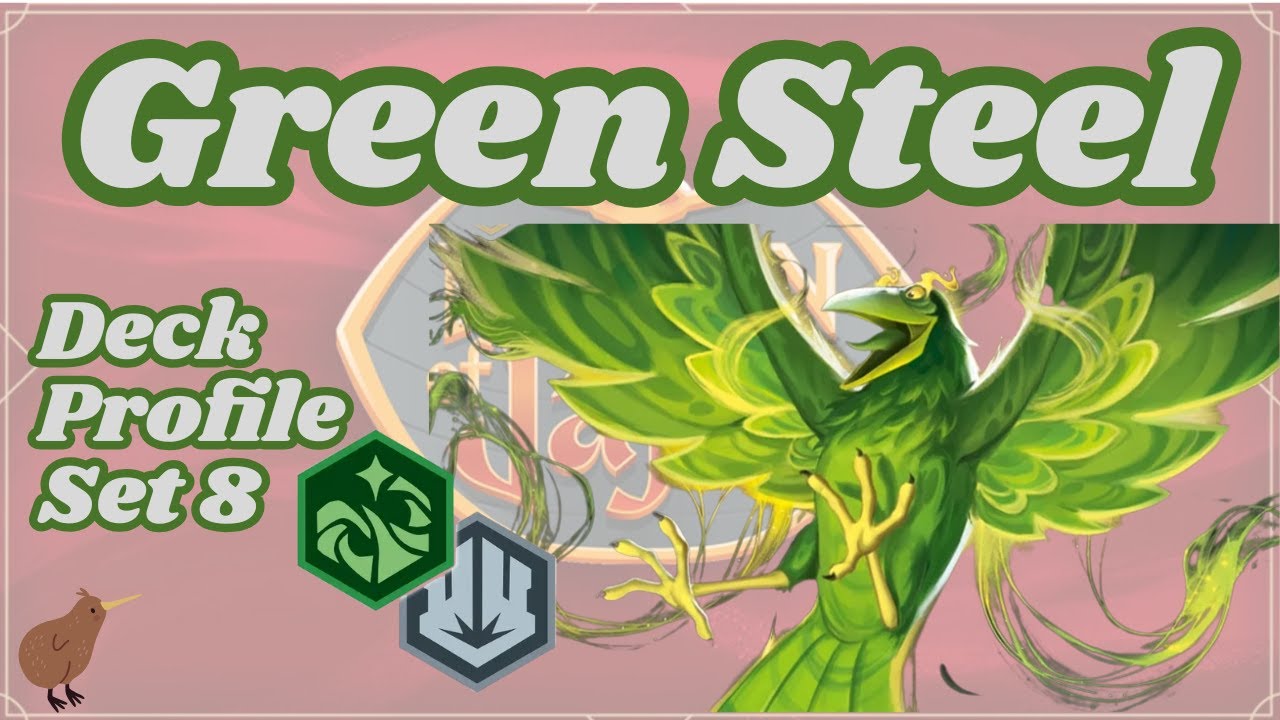 Set 8 Green Steel Deck Profile!