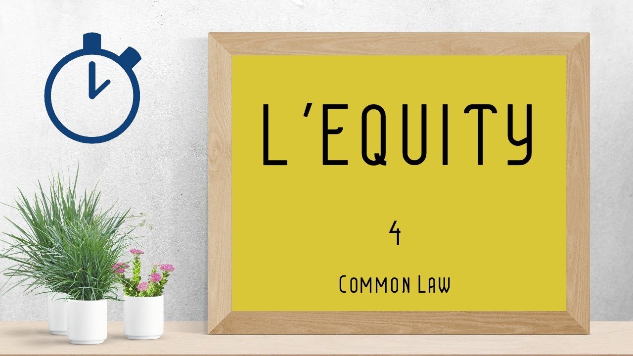 L'Equity : [ Common Law 4/8 ]