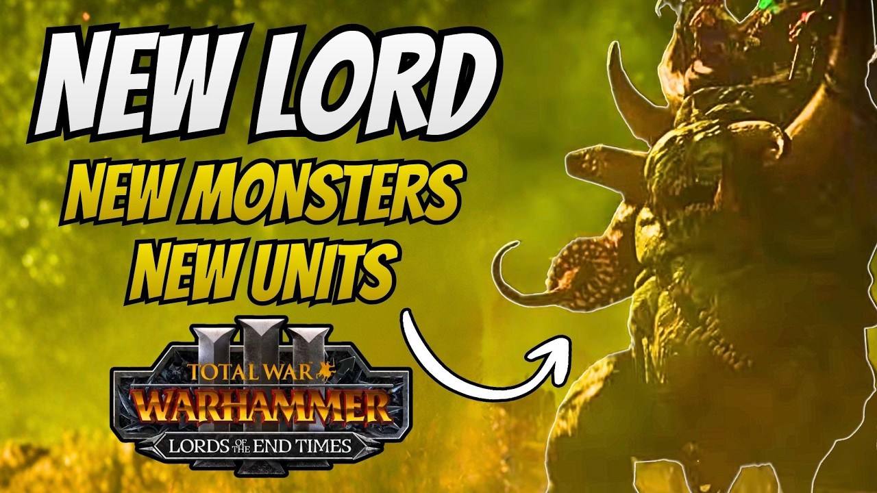 Glottkin NEW LEGENDARY LORD, Siege Giant, Basilisk, Blightkings | Lords of the End Times DLC
