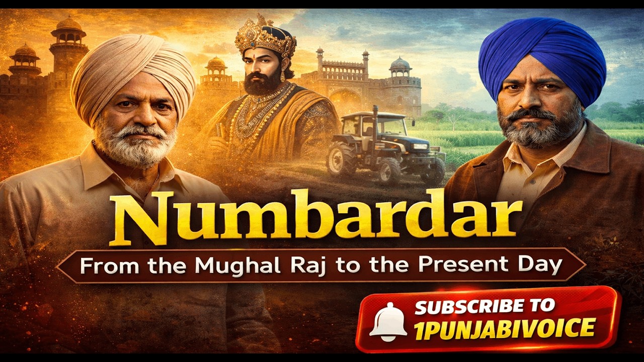 ਨੰਬਰਦਾਰ ਸਿਸਟਮ ਦਾ ਇਤਿਹਾਸ — ..History of the Numbardar system in Punjab, from the Mughal period