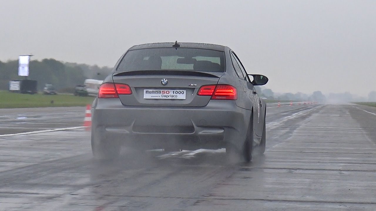 BMW M3 E92 G-POWER V8 COMPRESSOR - BRUTAL ACCELERATIONS!